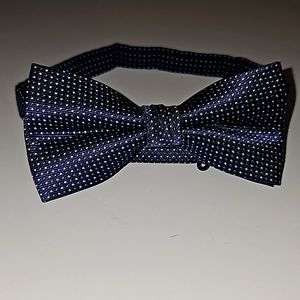 Navy blue with purple and white speckles bowtie